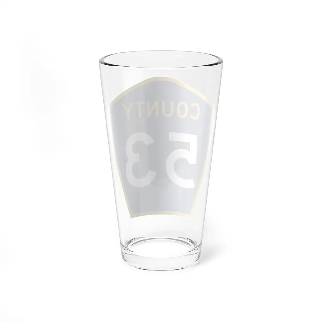 County 53 MN (Minnesota) (Road Sign) Pint Glass 16oz - Go Mug Yourself