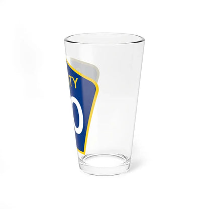 County 60 MN (Minnesota) (Road Sign) Pint Glass 16oz - Go Mug Yourself