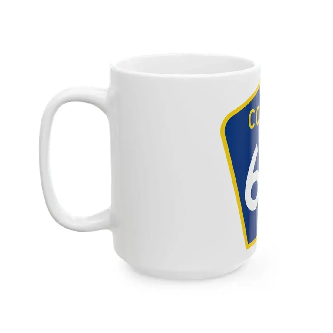 County 60 MN (Minnesota) (Road Sign) White Coffee Mug - Go Mug Yourself