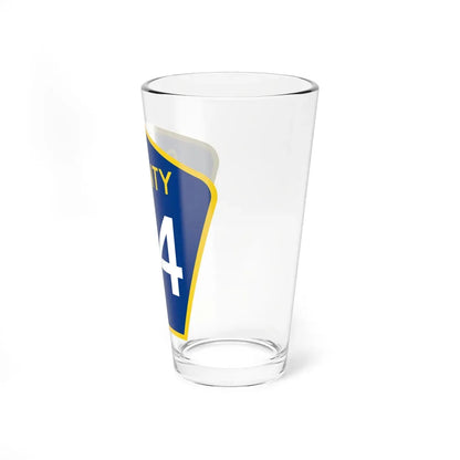 County 64 MN (Minnesota) (Road Sign) Pint Glass 16oz - Go Mug Yourself