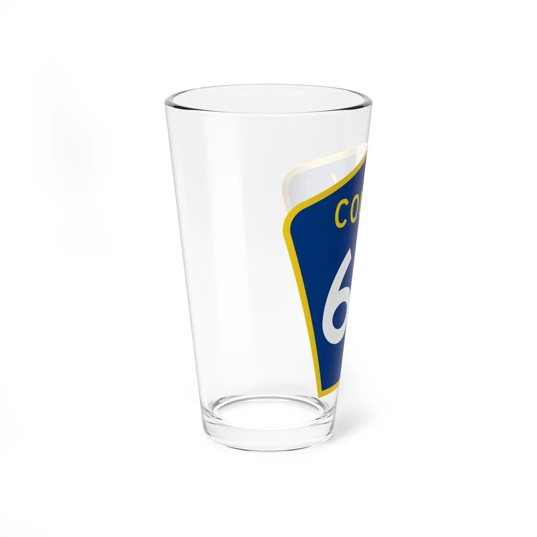 County 66 MN (Minnesota) (Road Sign) Pint Glass 16oz - Go Mug Yourself