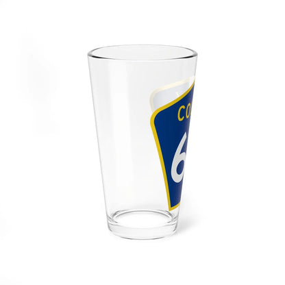 County 66 MN (Minnesota) (Road Sign) Pint Glass 16oz - Go Mug Yourself