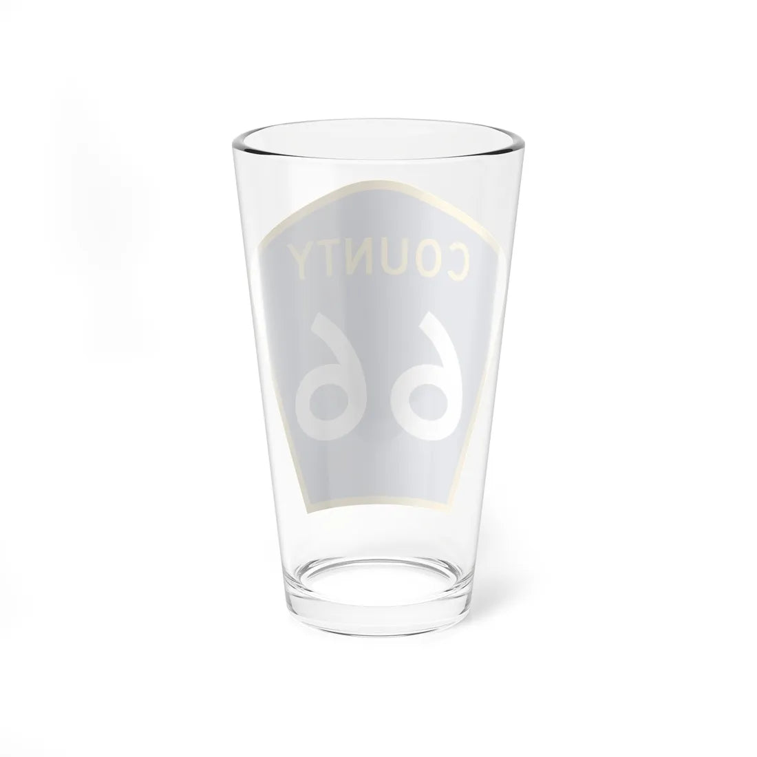 County 66 MN (Minnesota) (Road Sign) Pint Glass 16oz - Go Mug Yourself