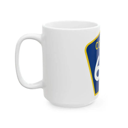 County 69 MN (Minnesota) (Road Sign) White Coffee Mug - Go Mug Yourself