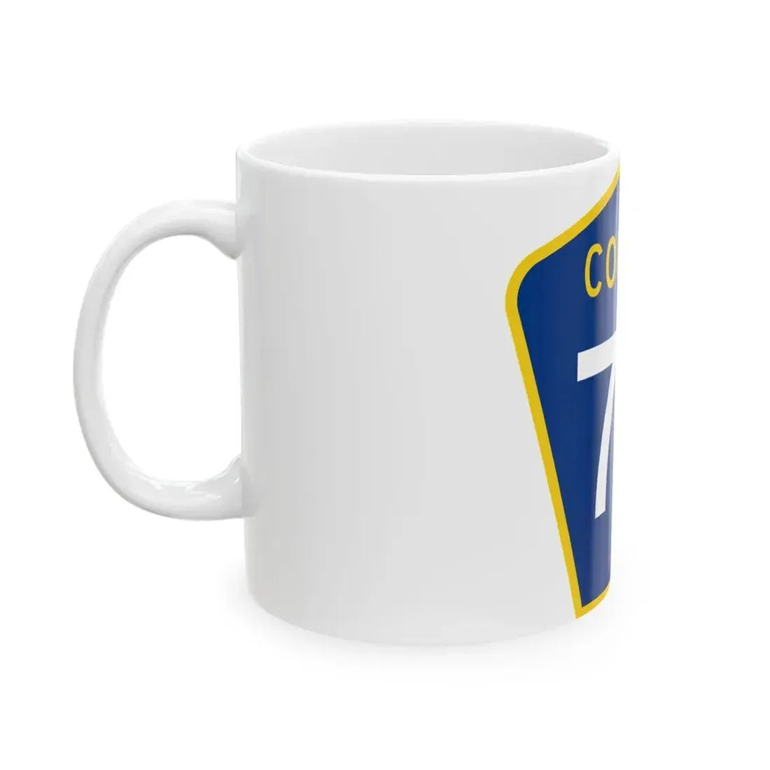 County 72 MN (Minnesota) (Road Sign) White Coffee Mug - Go Mug Yourself
