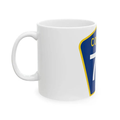 County 72 MN (Minnesota) (Road Sign) White Coffee Mug - Go Mug Yourself
