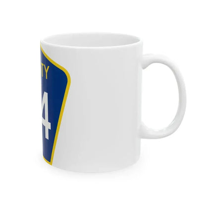 County 74 MN (Minnesota) (Road Sign) White Coffee Mug - Go Mug Yourself