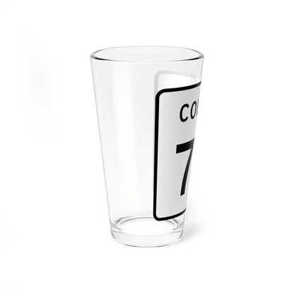 County 74 square (Minnesota) (Road Sign) Pint Glass 16oz - Go Mug Yourself