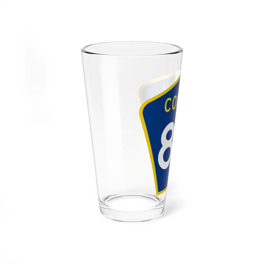 County 80 MN (Minnesota) (Road Sign) Pint Glass 16oz - Go Mug Yourself