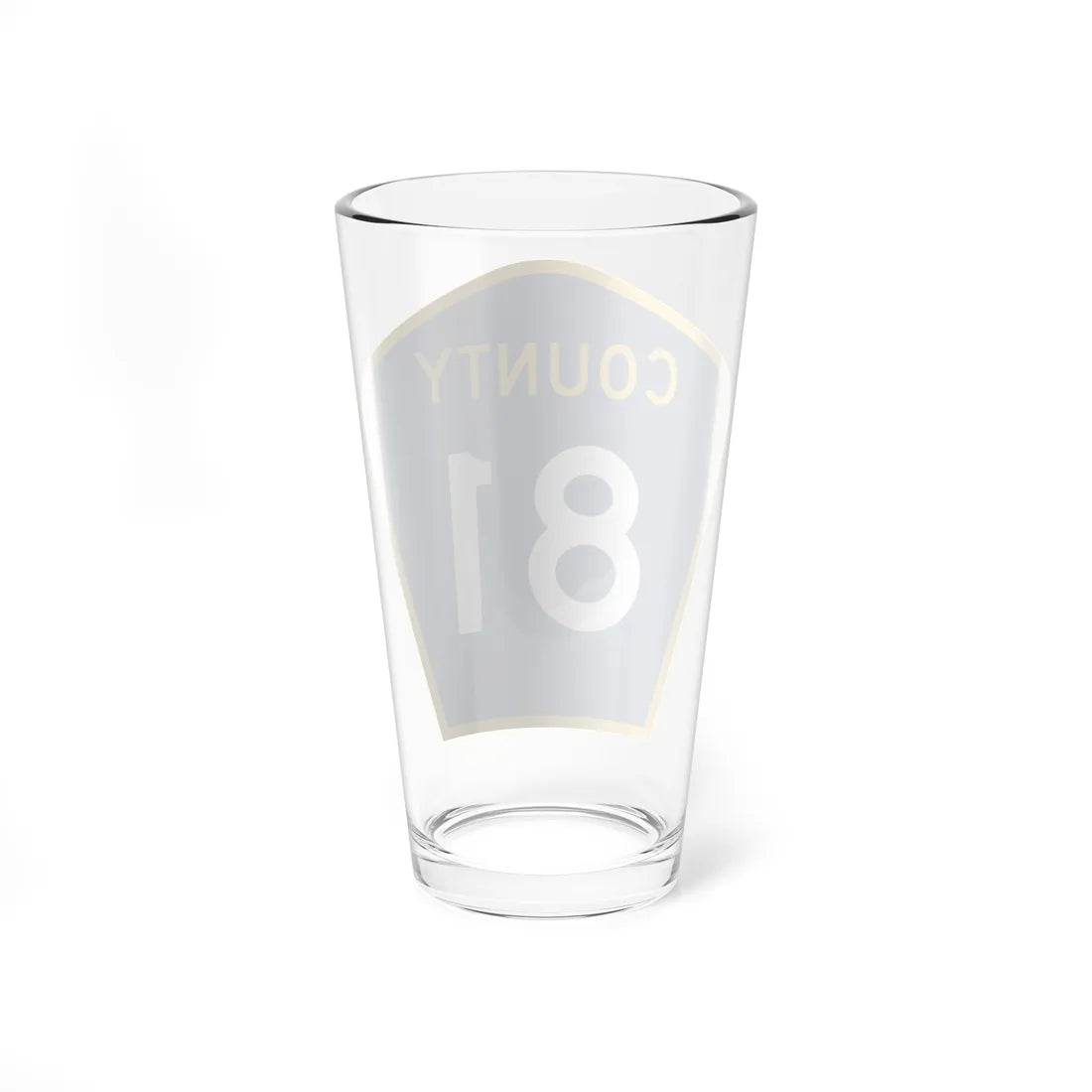 County 81 MN (Minnesota) (Road Sign) Pint Glass 16oz - Go Mug Yourself