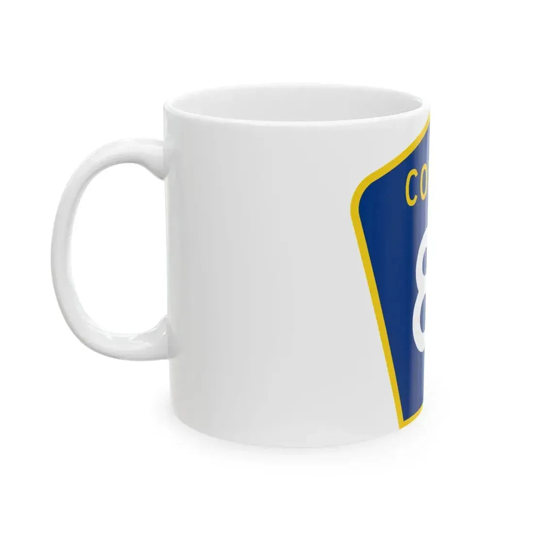 County 81 MN (Minnesota) (Road Sign) White Coffee Mug - Go Mug Yourself