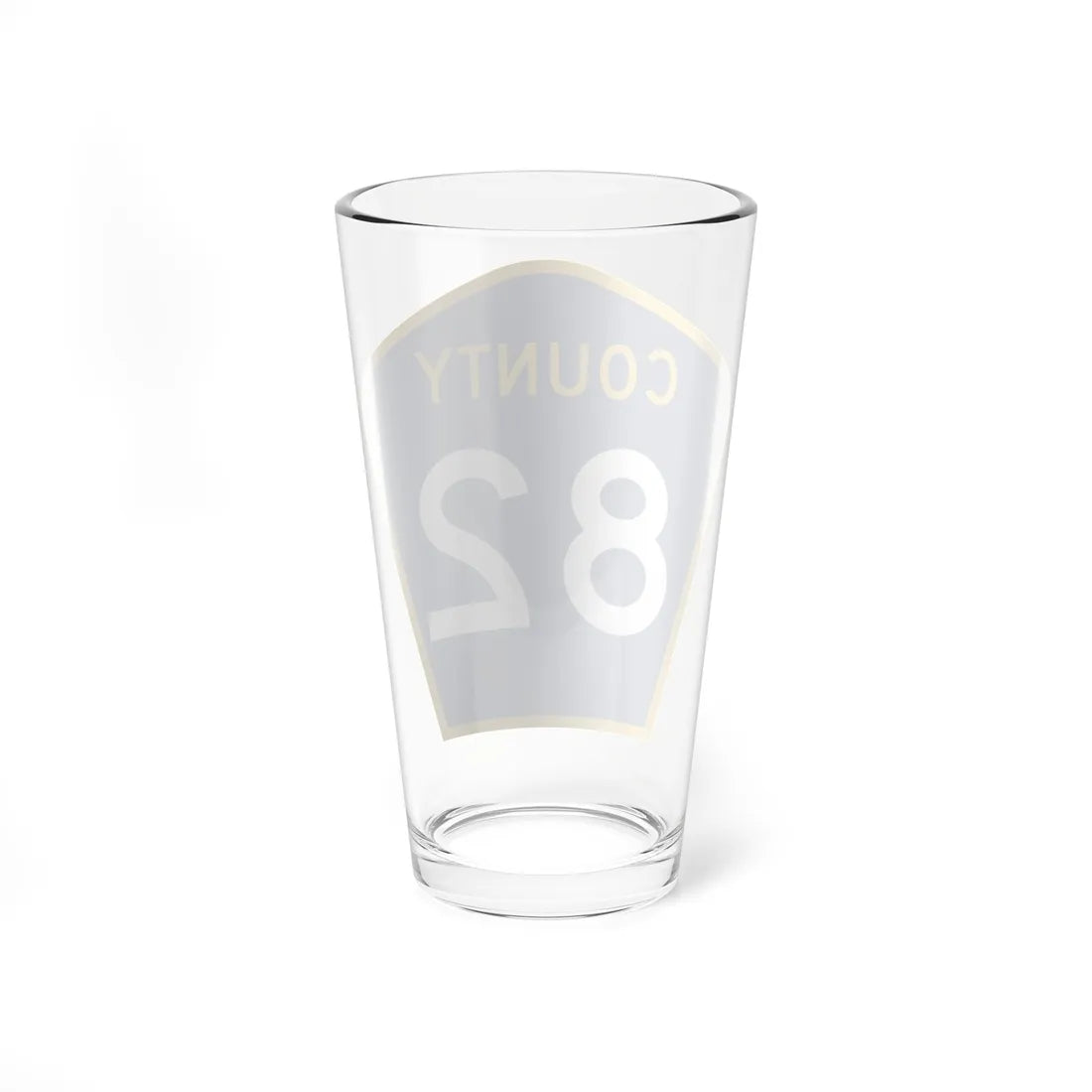 County 82 MN (Minnesota) (Road Sign) Pint Glass 16oz - Go Mug Yourself