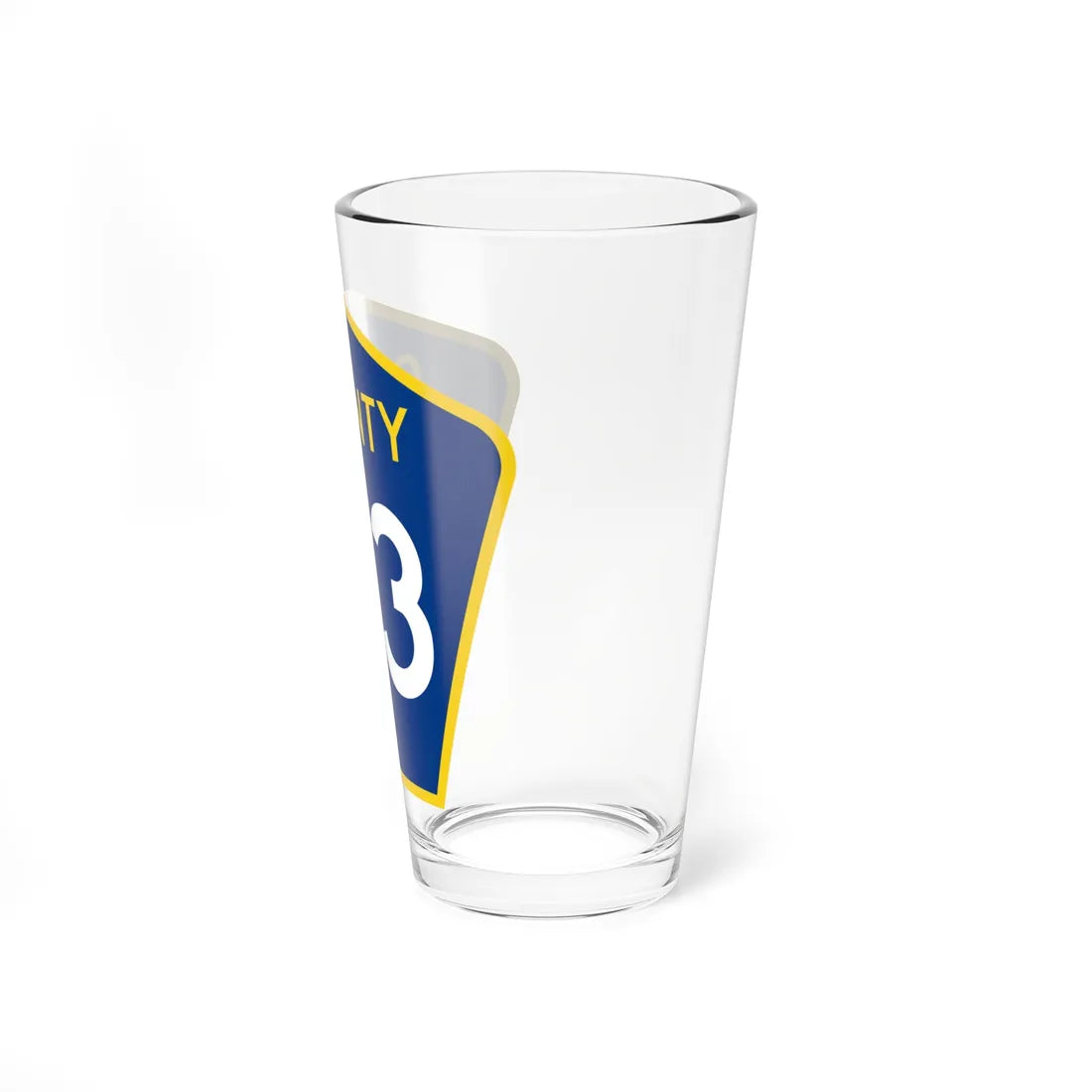County 83 MN (Minnesota) (Road Sign) Pint Glass 16oz - Go Mug Yourself