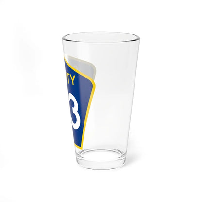 County 83 MN (Minnesota) (Road Sign) Pint Glass 16oz - Go Mug Yourself