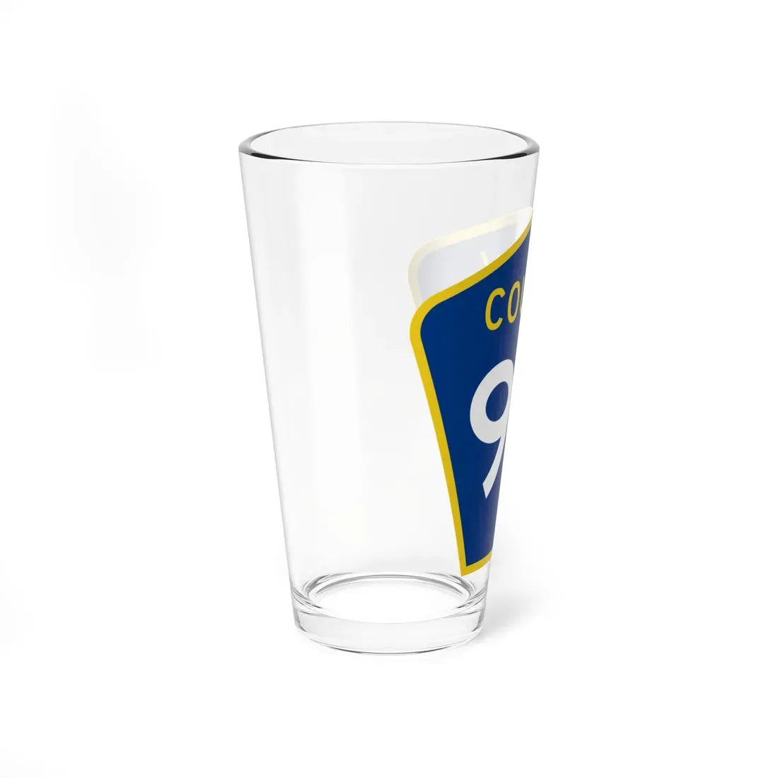 County 90 MN (Minnesota) (Road Sign) Pint Glass 16oz - Go Mug Yourself