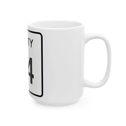 County 94 square (Minnesota) (Road Sign) White Coffee Mug - Go Mug Yourself