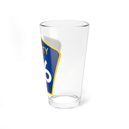 County 96 MN (Minnesota) (Road Sign) Pint Glass 16oz - Go Mug Yourself