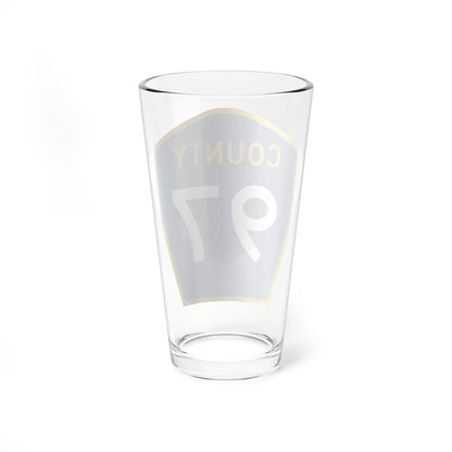 County 97 MN (Minnesota) (Road Sign) Pint Glass 16oz - Go Mug Yourself
