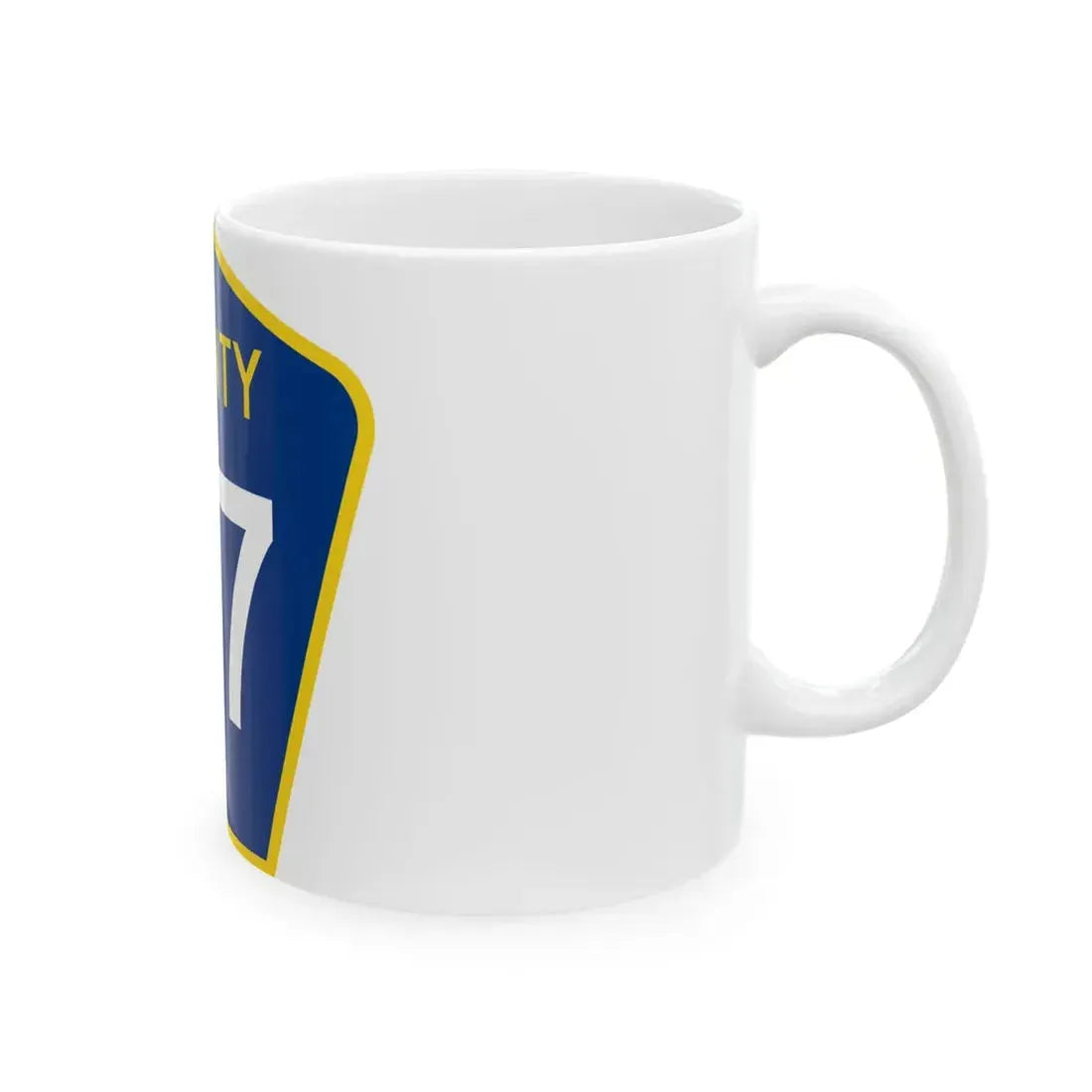 County 97 MN (Minnesota) (Road Sign) White Coffee Mug - Go Mug Yourself