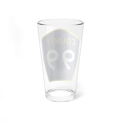 County 99 MN (Minnesota) (Road Sign) Pint Glass 16oz - Go Mug Yourself