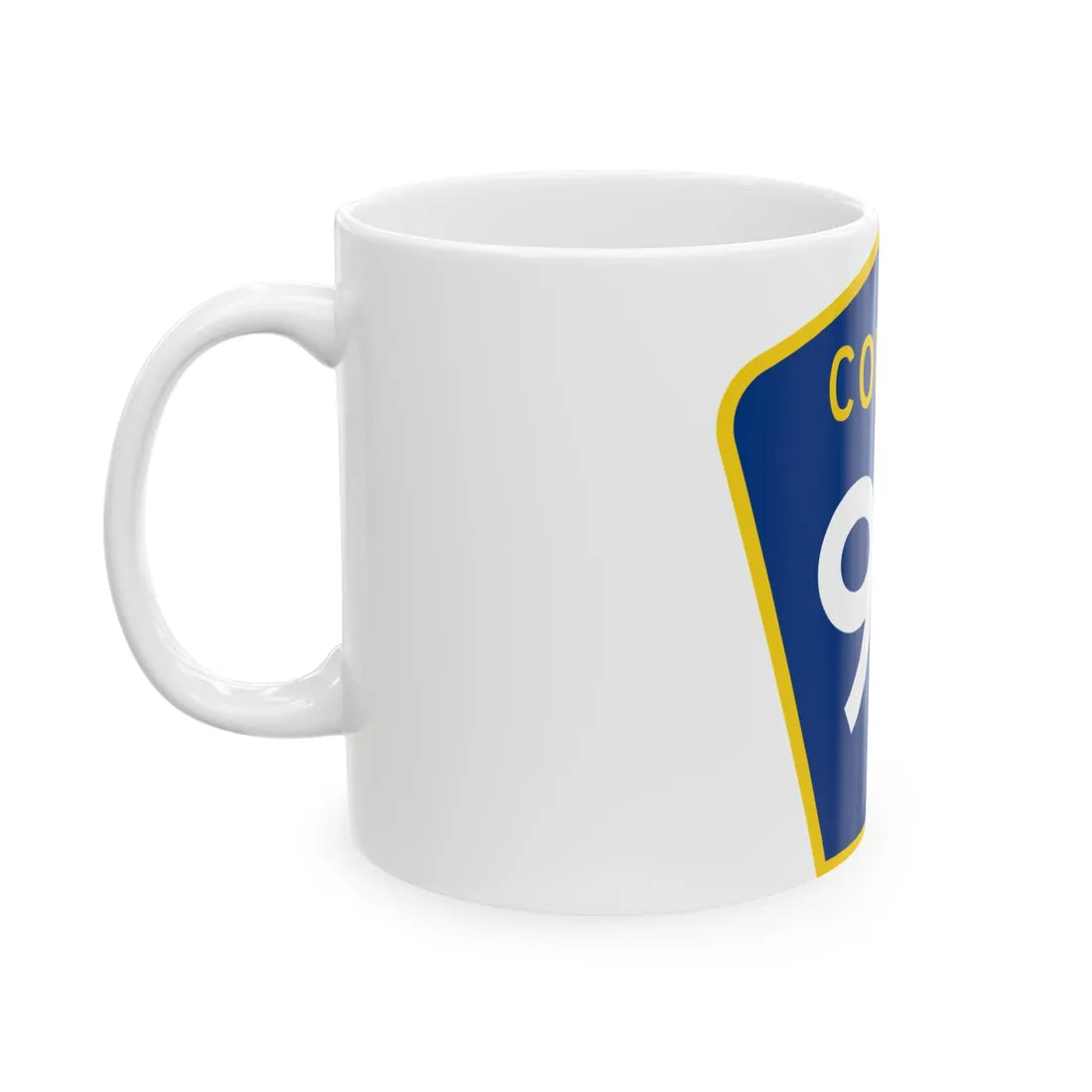 County 99 MN (Minnesota) (Road Sign) White Coffee Mug - Go Mug Yourself