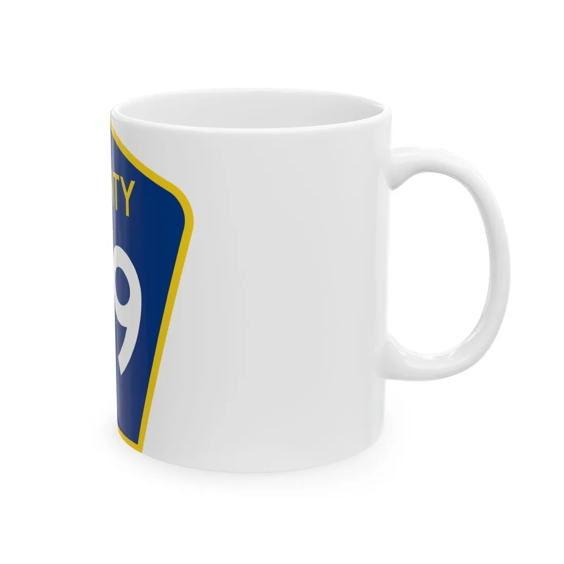 County 99 MN (Minnesota) (Road Sign) White Coffee Mug - Go Mug Yourself