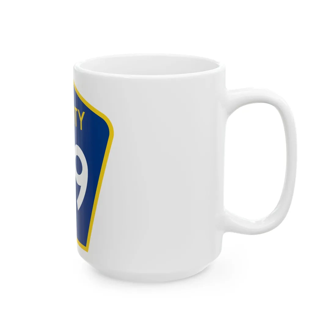 County 99 MN (Minnesota) (Road Sign) White Coffee Mug - Go Mug Yourself