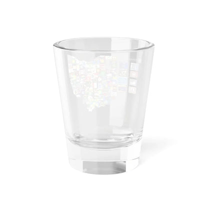 County Flag Map of Ohio (United States) Shot Glass 1.5oz - Go Mug Yourself