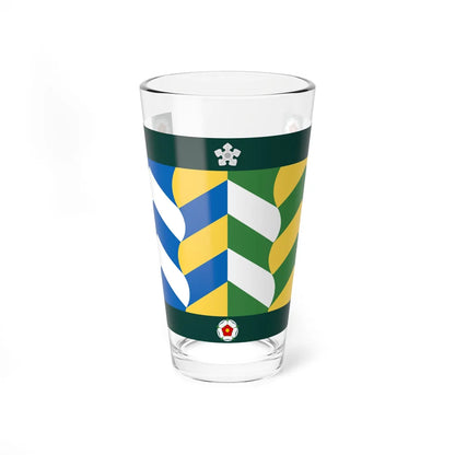 County Flag of Cumbria (England) Pint Glass 16oz 16oz - Go Mug Yourself
