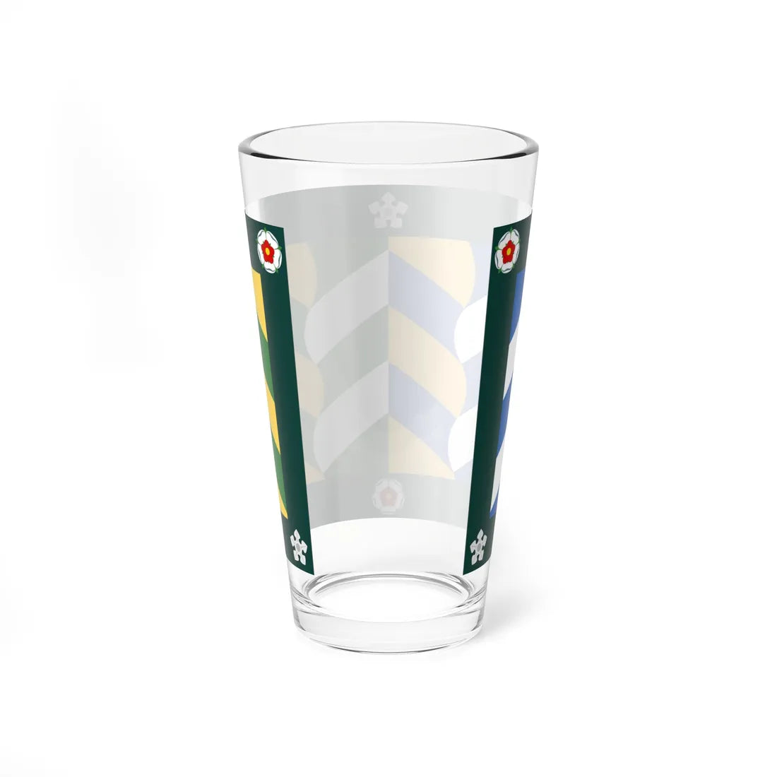 County Flag of Cumbria (England) Pint Glass 16oz - Go Mug Yourself