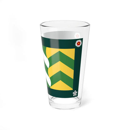 County Flag of Cumbria (England) Pint Glass 16oz - Go Mug Yourself
