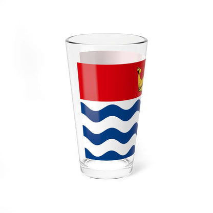 County Flag of Greater London (England) Pint Glass 16oz - Go Mug Yourself