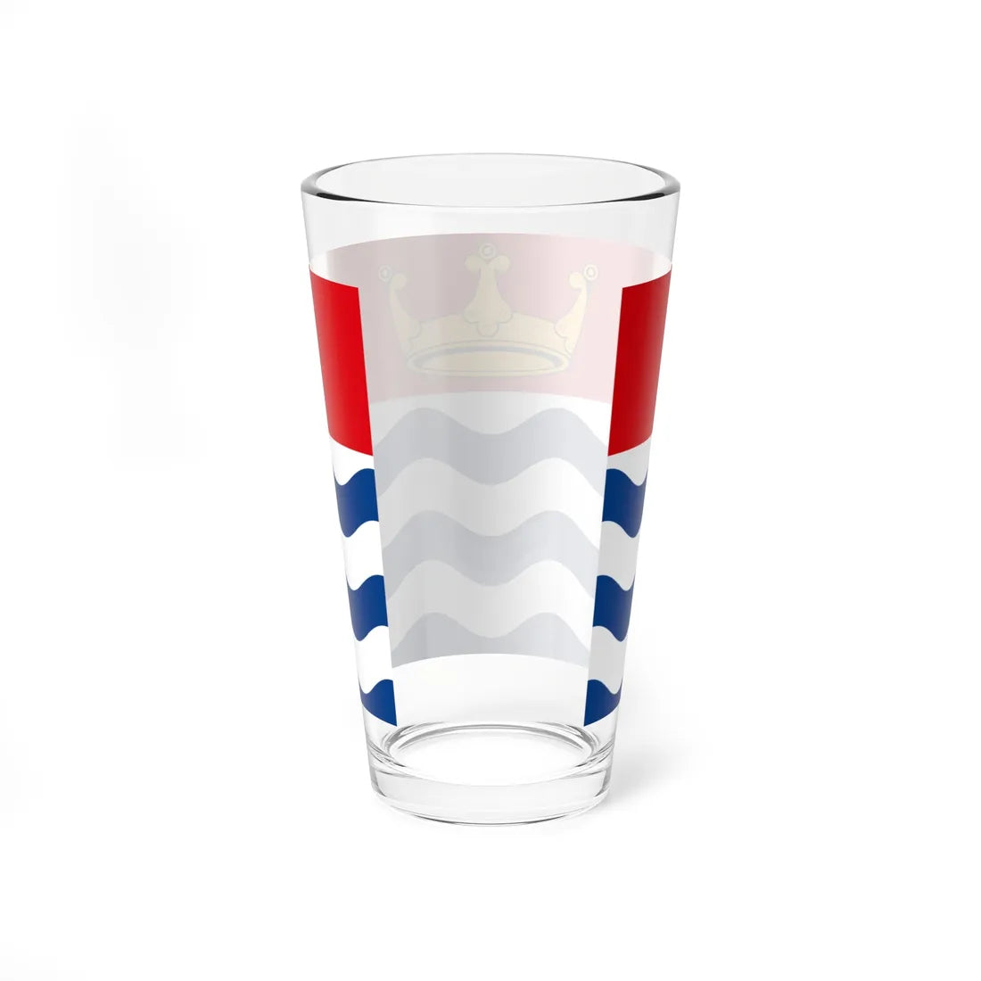 County Flag of Greater London (England) Pint Glass 16oz - Go Mug Yourself