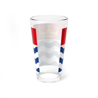 County Flag of Greater London (England) Pint Glass 16oz - Go Mug Yourself