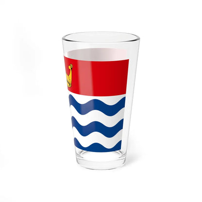 County Flag of Greater London (England) Pint Glass 16oz - Go Mug Yourself