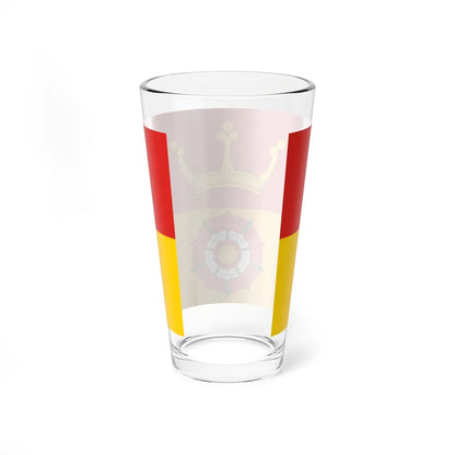 County Flag of Hampshire (England) Pint Glass 16oz - Go Mug Yourself