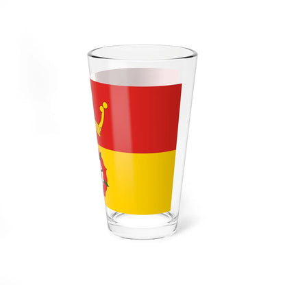 County Flag of Hampshire (England) Pint Glass 16oz - Go Mug Yourself