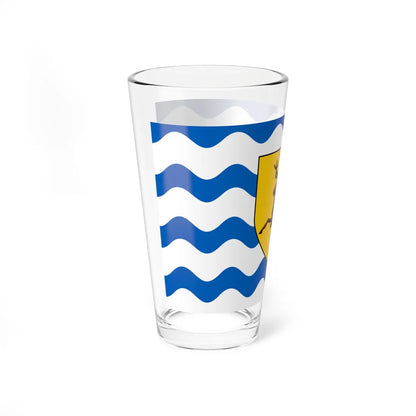 County Flag of Hertfordshire (England) Pint Glass 16oz - Go Mug Yourself