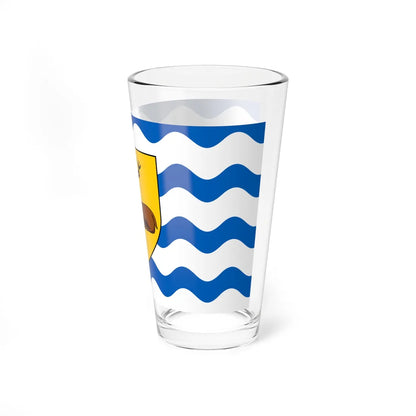 County Flag of Hertfordshire (England) Pint Glass 16oz - Go Mug Yourself