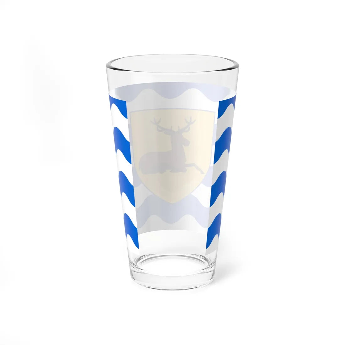 County Flag of Hertfordshire version (England) Pint Glass 16oz - Go Mug Yourself
