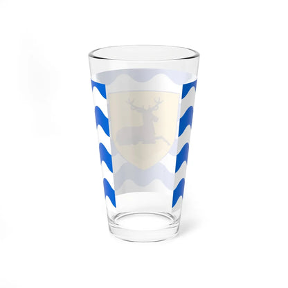 County Flag of Hertfordshire version (England) Pint Glass 16oz - Go Mug Yourself