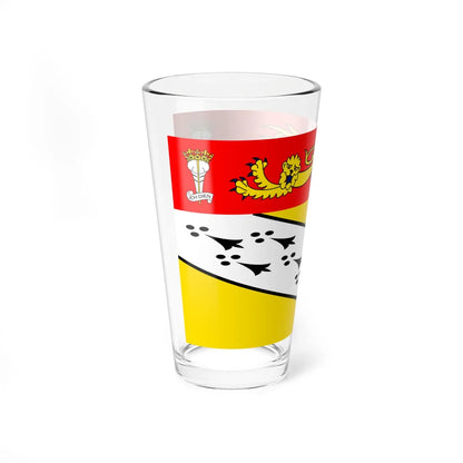County Flag of Norfolk (England) Pint Glass 16oz - Go Mug Yourself