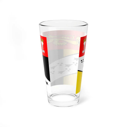 County Flag of Norfolk (England) Pint Glass 16oz - Go Mug Yourself