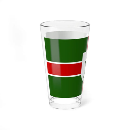 County Flag of Nottinghamshire (England) Pint Glass 16oz - Go Mug Yourself