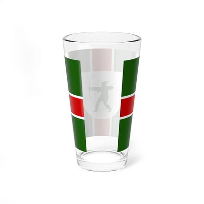 County Flag of Nottinghamshire (England) Pint Glass 16oz - Go Mug Yourself