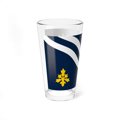 County Flag of Oxfordshire (England) Pint Glass 16oz - Go Mug Yourself