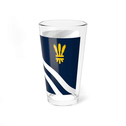 County Flag of Oxfordshire (England) Pint Glass 16oz - Go Mug Yourself