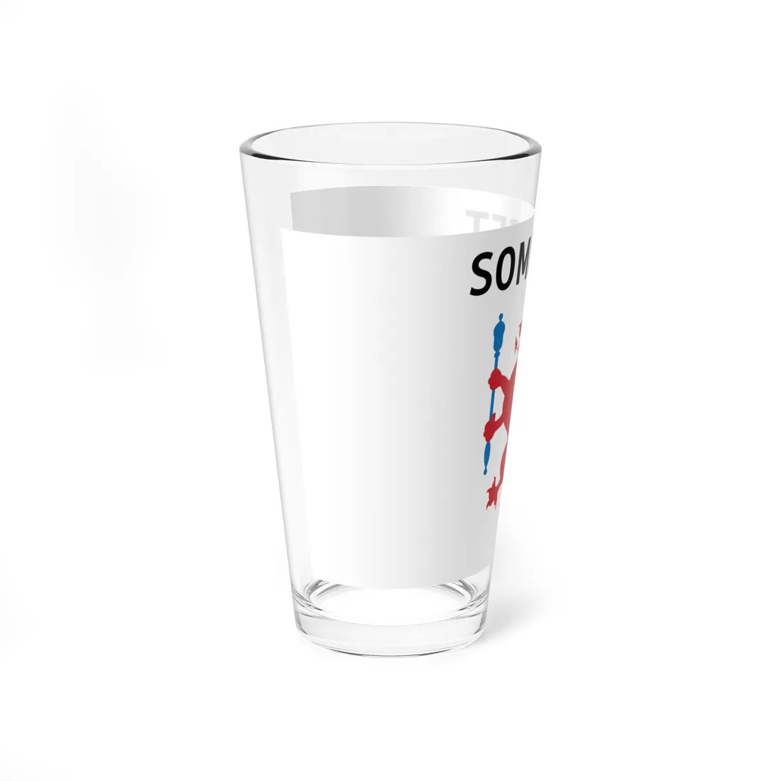 County Flag of Somerset Unofficial (England) Pint Glass 16oz - Go Mug Yourself