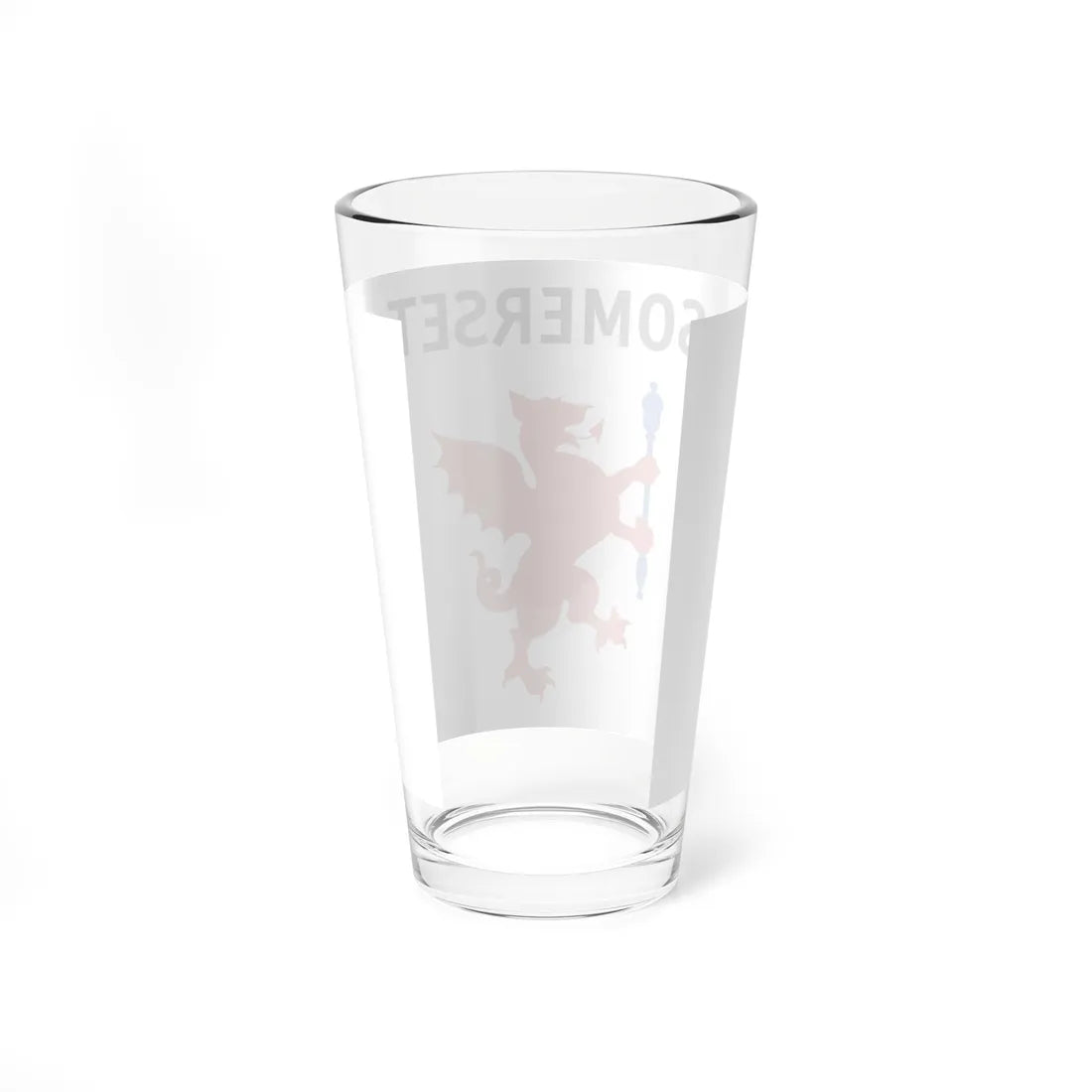 County Flag of Somerset Unofficial (England) Pint Glass 16oz - Go Mug Yourself