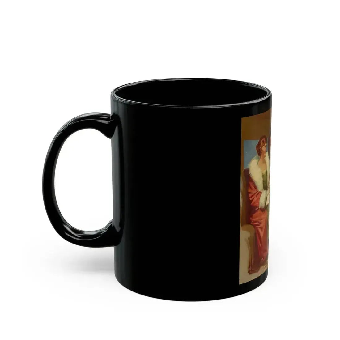 Couple in Heated Automobile - Black Coffee Mug - Go Mug Yourself